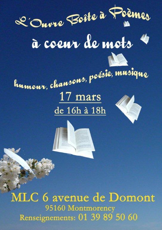 Printemps des poètes 17.3.12
